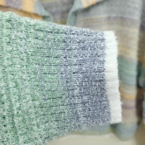 Universal Thread Matching Knit Set XL Top/L Shorts Orange/Blue - Picture 14 of 16